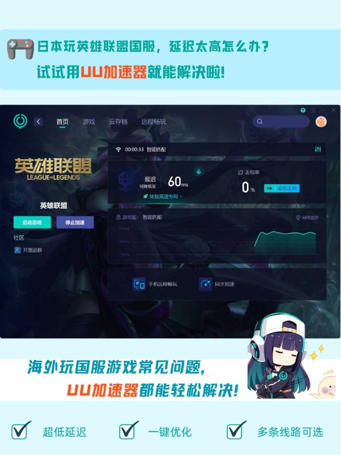 在日本想入坑和国内好友一起玩lol,推荐什么英雄?